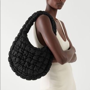 COS quilted shoulder bag made from recycled polyester